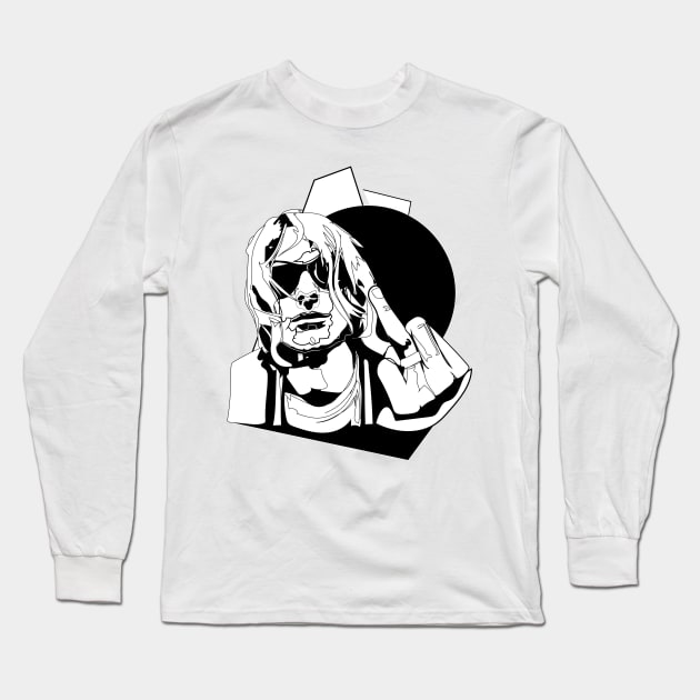 Kurt pulls the Bird Long Sleeve T-Shirt by LizzyM